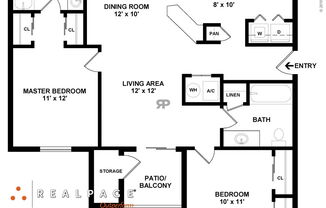 2 beds, 2 baths, 991 sqft, $1,610