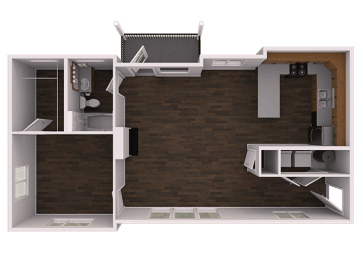 1 bed, 1 bath, 850 sqft, $1,846