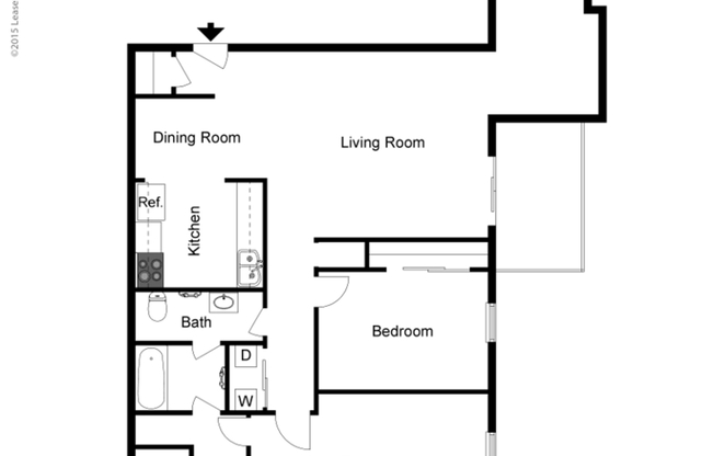 2 beds, 2 baths, 1,127 sqft, $1,605