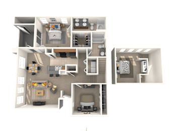 2 beds, 2 baths, 1,212 sqft, $1,799