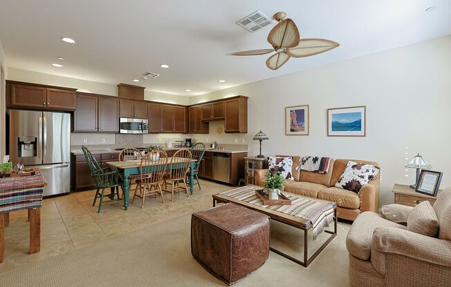 Fully Furnished 2-Bed, 2.5-Bath Home with Garage in HOA Community