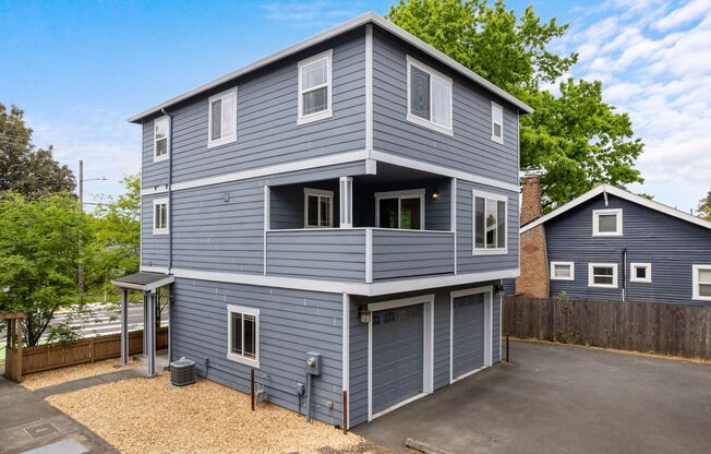 Creston-Kenilworth Neighborhood Newer Construction 3-story Home with 2 Car Garage, Gas Heat, Laundry