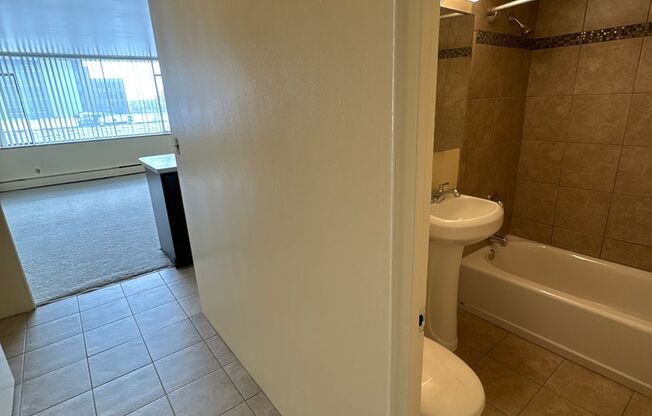 Studio, 1 bath, 375 sqft, $825, Unit 604