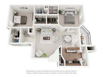 2 beds, 2 baths, 997 sqft, $1,477