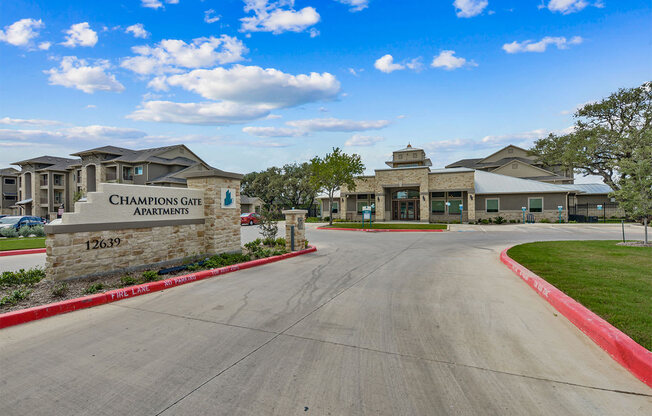 Champions Gate Apartments in San Antonio Entrance