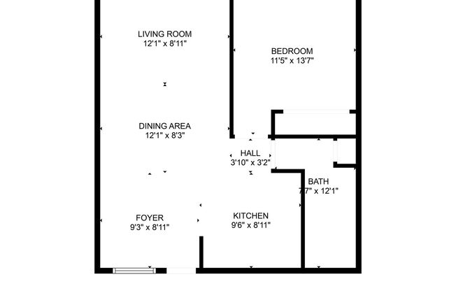 1 bed, 1 bath, $1,850, Unit # 112