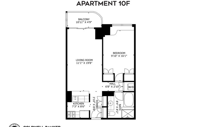 1 bed, 1 bath, 686 sqft, $4,750, Unit 10F