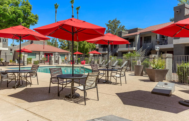 North Mountain Village Pool Area with Seating