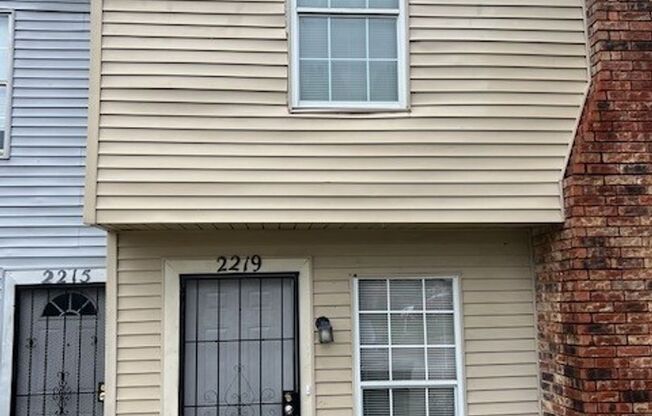 2 story townhome with private fenced yard!