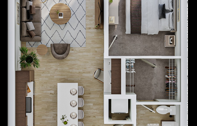 1 bed, 1 bath, 838 sqft, $2,070, Unit 231