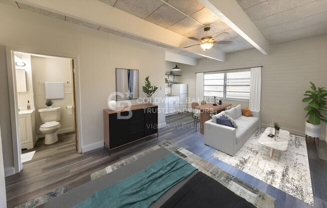 1 bed, 1 bath, 650 sqft, $680, Unit 208