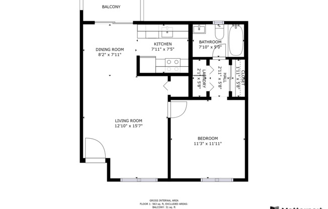 1 bed, 1 bath, 660 sqft, $1,299, Unit SWAR3009#E5