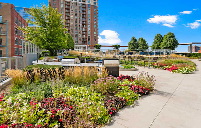 South loop roof top at 1001 South State, IL, Chicago