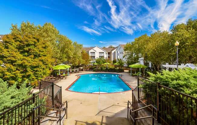Pool View at Courthouse Square Apartments in Stafford, VA