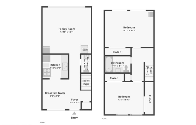 2 beds, 1.5 baths, 1,150 sqft, $1,200, Unit 20-051B