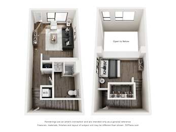 1 bed, 1 bath, 636 sqft, $1,800