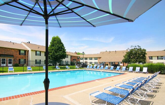 Outdoor Swimming Pool at Chelsea Village Apartments