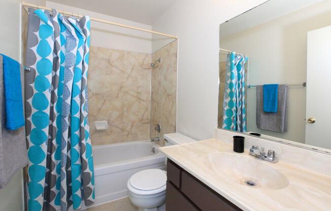 You will like the bathroom design at Westwood Apartments