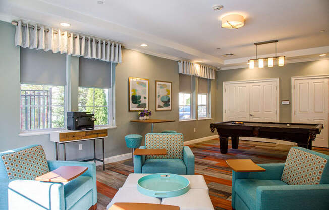 Resident Lounge at Lynnfield Commons