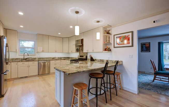 Newly renovated home in Central Boulder with mountain views