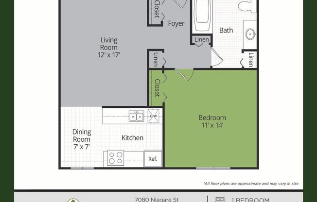 1 bed, 1 bath, 800 sqft, $1,200, Unit CC085