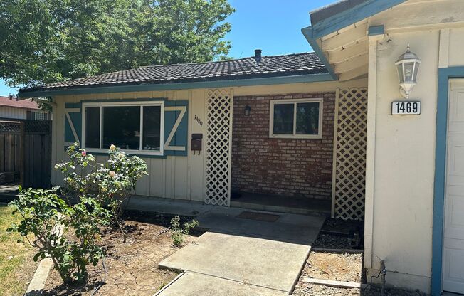 Bright 3 Bedroom 2 Bath Single Family Home in West San Jose