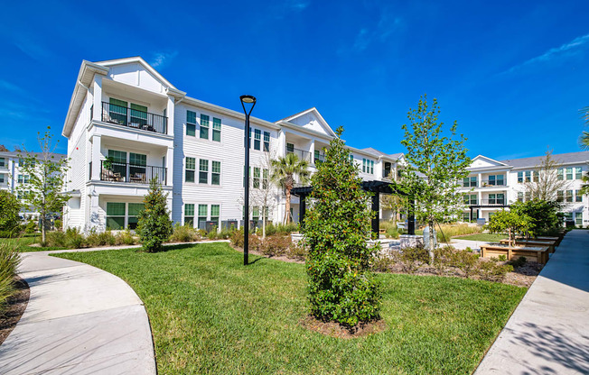 exterior view of apartments at the preserve at city center apartments at Altis Grand Suncoast, Florida, 34638