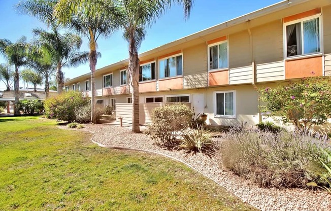 Lush Green Outdoor Spaces at Latham Court, Mountain View, CA, 94040