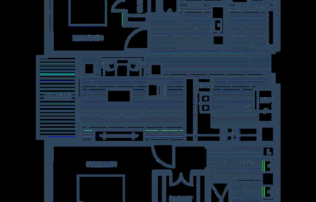 2 beds, 2 baths, 1,073 sqft, $1,950, Unit 2217