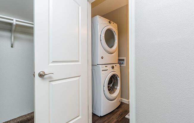 SELECT APARTMENTS FEATURE AN IN-HOME WASHER AND DRYER