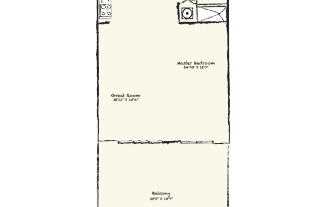 Studio, 1 bath, 962 sqft, $3,250, Unit Unit 204