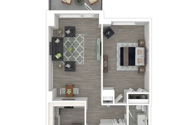 1 bed, 1 bath, 771 sqft, $3,137