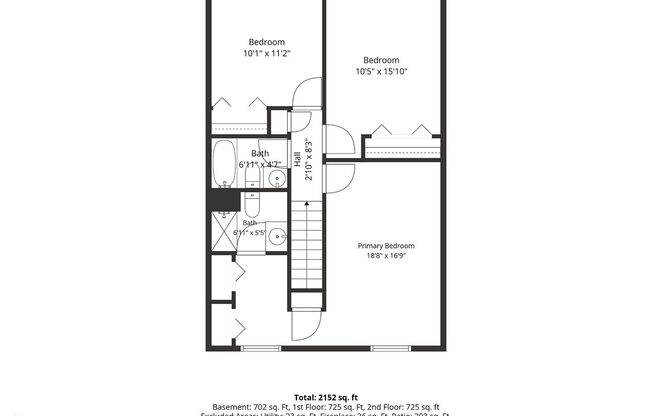 2 beds, 2.5 baths, $3,795