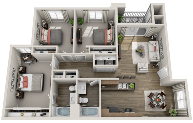3 beds, 2 baths, 1,335 sqft, $2,085