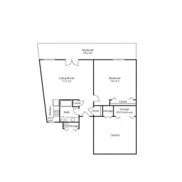 1 bed, 1 bath, 753 sqft, $3,147