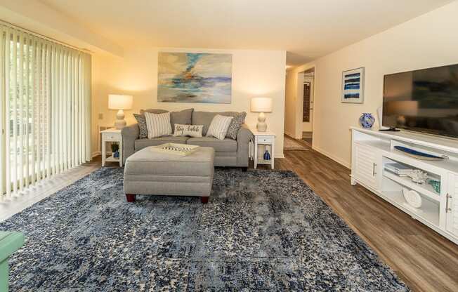 Large Living Room  With TV at Windsor House Apartments*, Baltimore