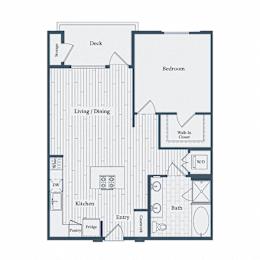 1 bed, 1 bath, 819 sqft, $3,391