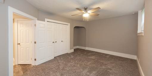 Manor Apartments Renovated Bedroom