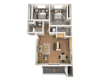 2 beds, 2 baths, 995 sqft, $2,901