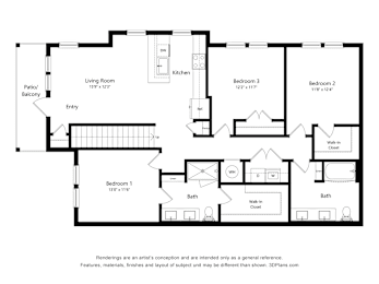 3 beds, 2 baths, 1,443 sqft, $2,076