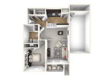 1 bed, 1 bath, 781 sqft, $1,426