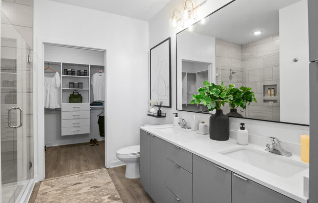 Bathroom with Walk-in Closet