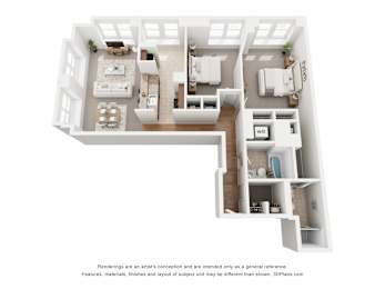 2 beds, 2 baths, 1,100 sqft, $1,695