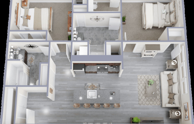 2 beds, 2 baths, 1,100 sqft, $2,085