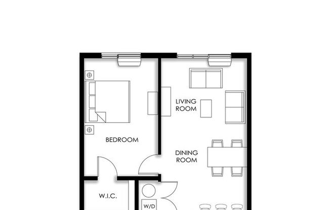 1 bed, 1 bath, 774 sqft, $2,300, Unit 425