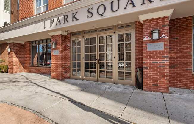 Entrance View at Park Square Apartments, New Jersey, 07065