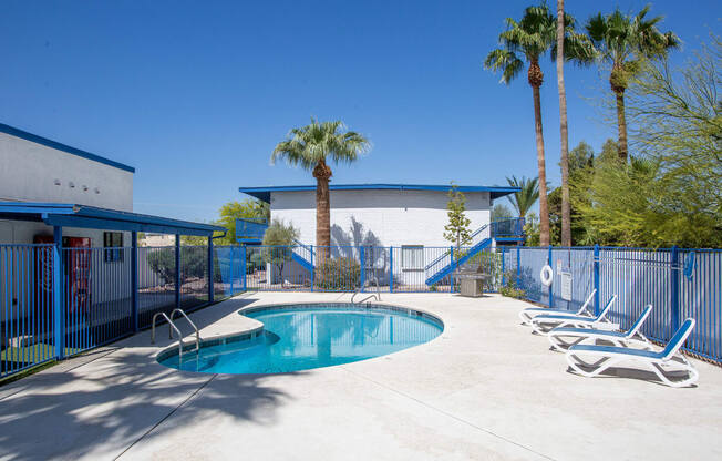 Pool at University Manor Apartments in Tucson Arizona