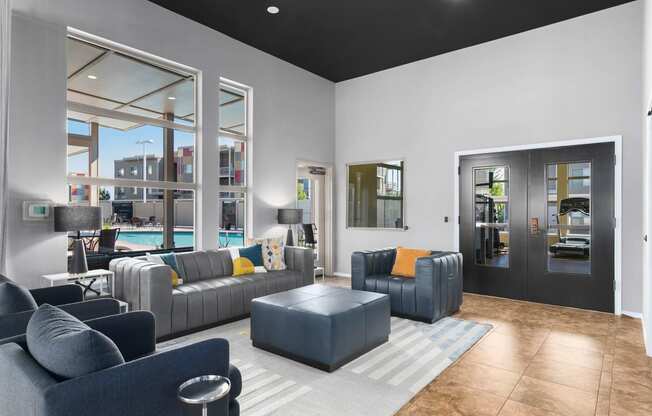 Community Room at Mosaic on the River Apartments, Richland, WA