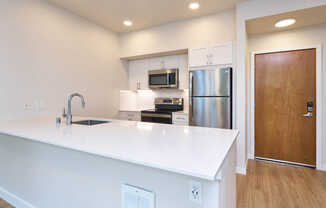 Kitchen with Stainless Steel Appliances