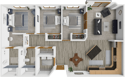3 beds, 2 baths, 1,362 sqft, $1,365
